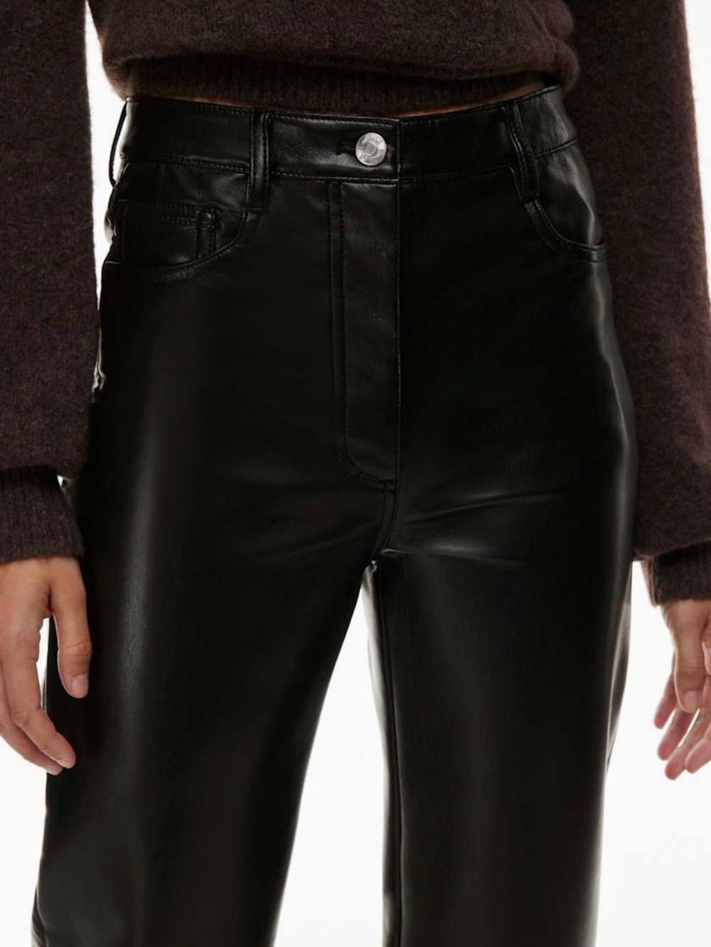 Wilfred - The Melina Leather Pant in Black - Picture 10 of 10